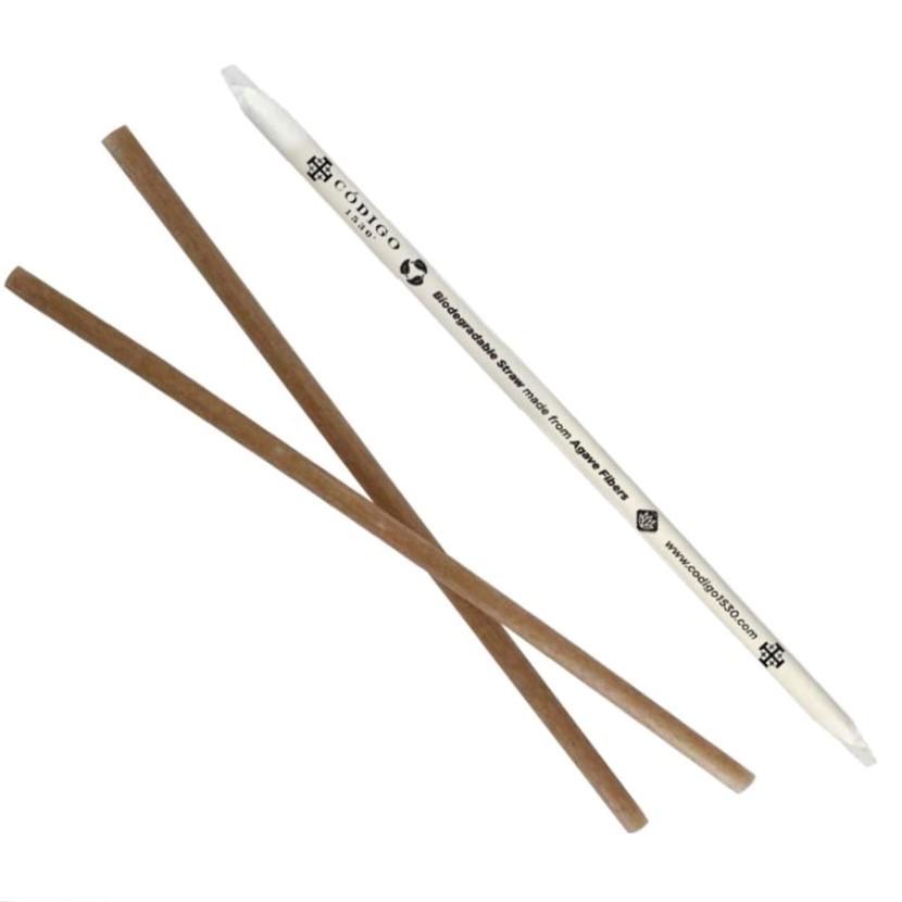 8 Inch Agave Fiber Straws – Código 1530