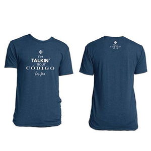 Codigo 1530 Talkin About Codigo George Strait Song Shirt Blue
